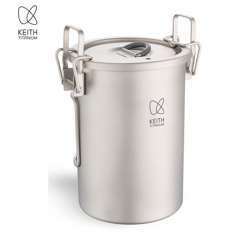 Camping Cooking Accessories - Panela de Arroz KEITH em Titânio
