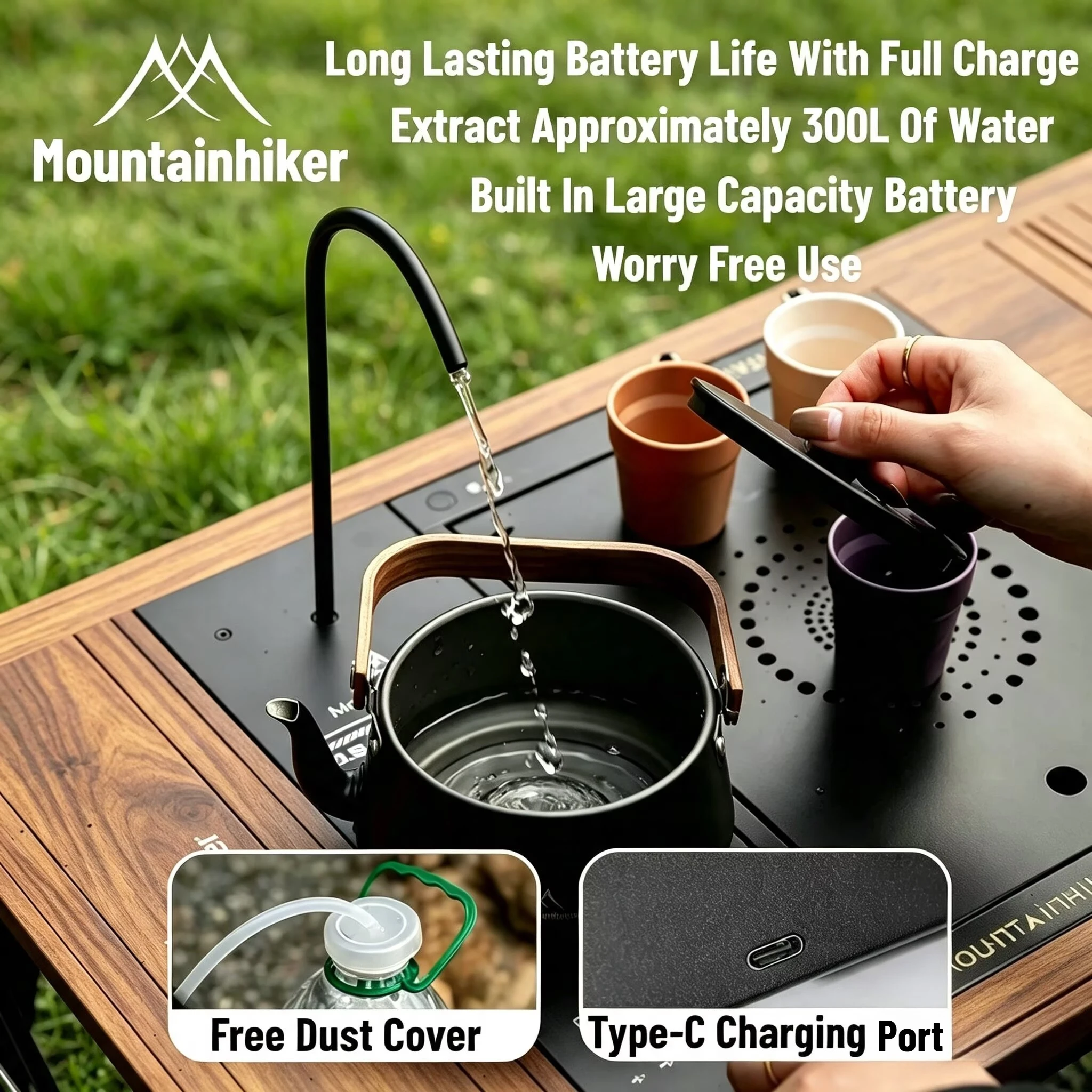 Camping Cooking Accessories - Dispensador de Água Elétrico IGT para