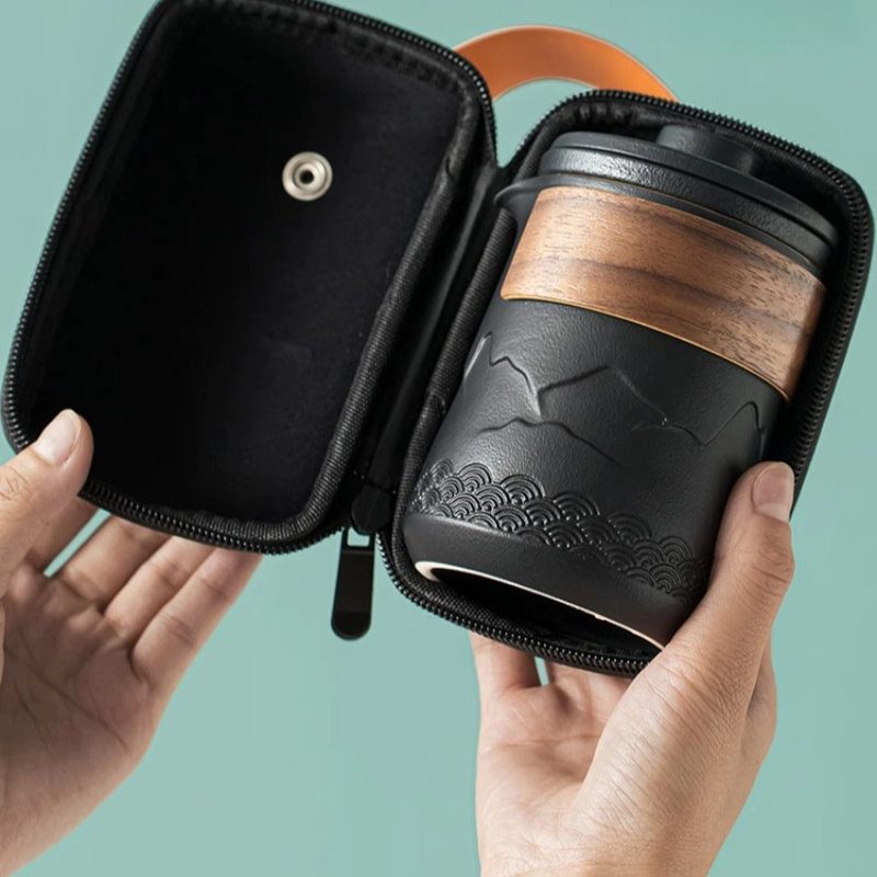 Camping Cooking Accessories - Conjunto de chá portátil para viagem,