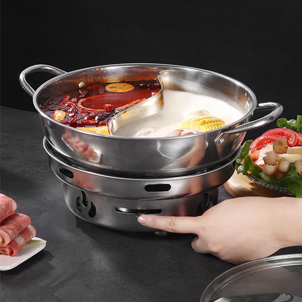 Camping Lightweight Cooking Pot - Fogão portátil à prova de vento,