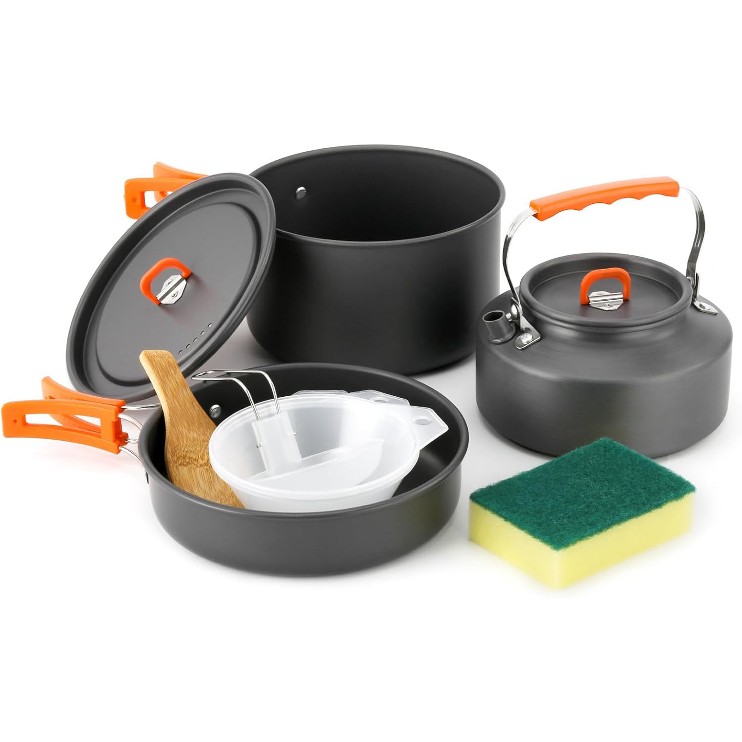 Camping Cooking Kettle - Conjunto de Utensílios de Cozinha para