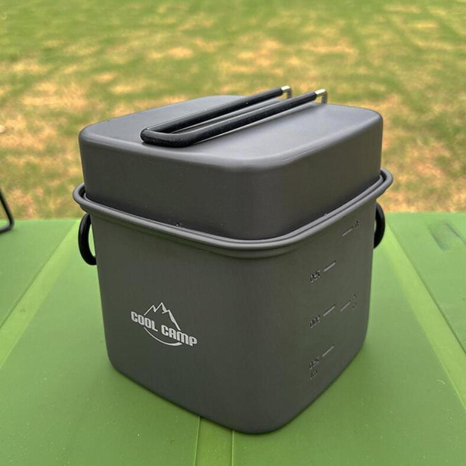 Camping Lightweight Cooking Pot - Conjunto de Utensílios de Cozinha para