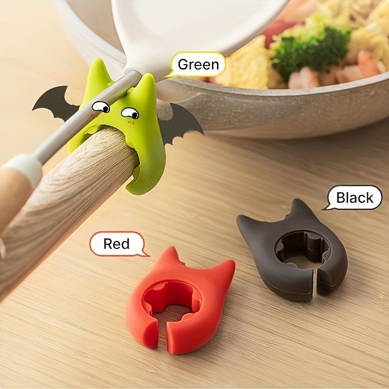 Camping Cooking Kettle - Suporte de Silicone Portátil para Espátula