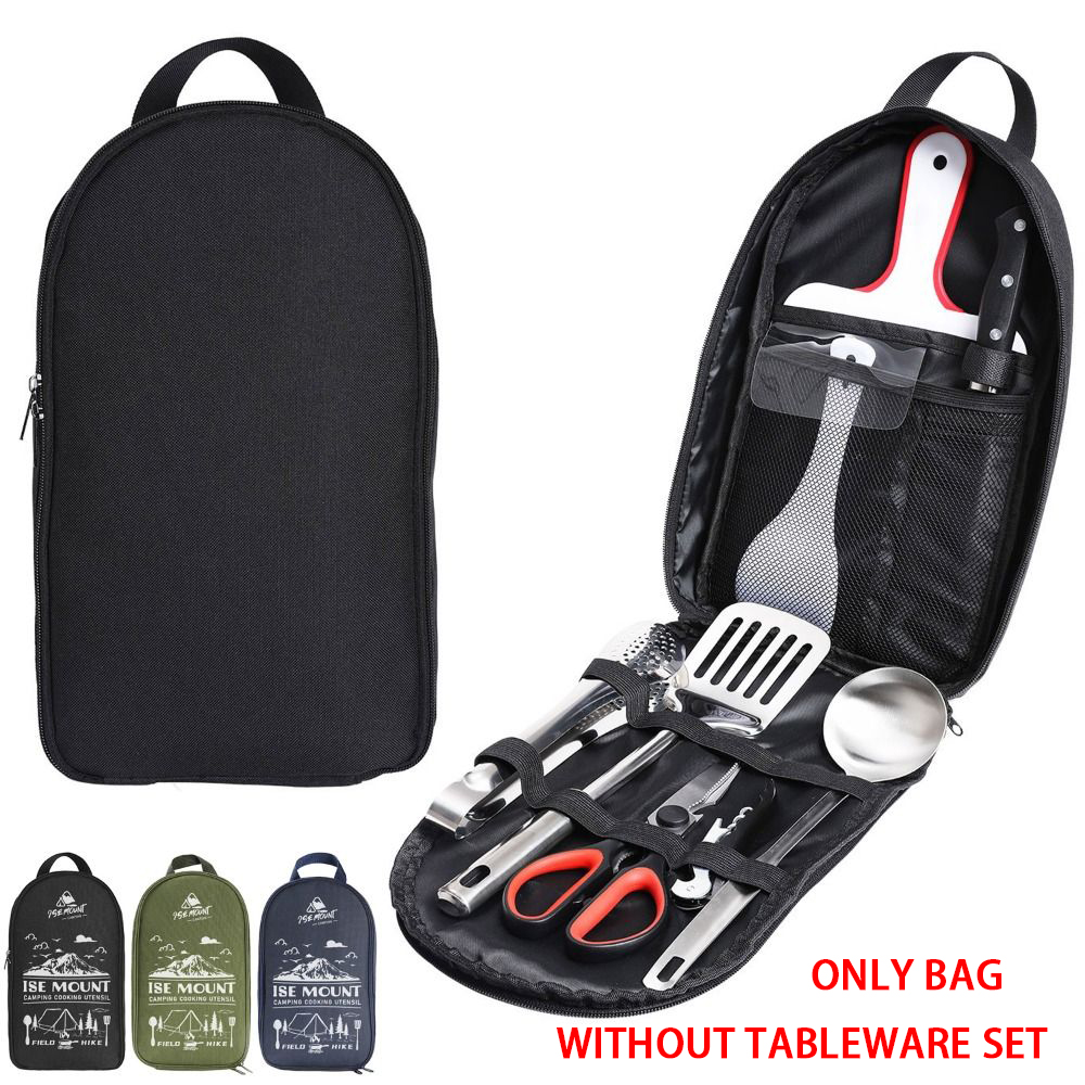 Camping Cooking Set With Bag - 2024 conjunto de utensílio de piquenique