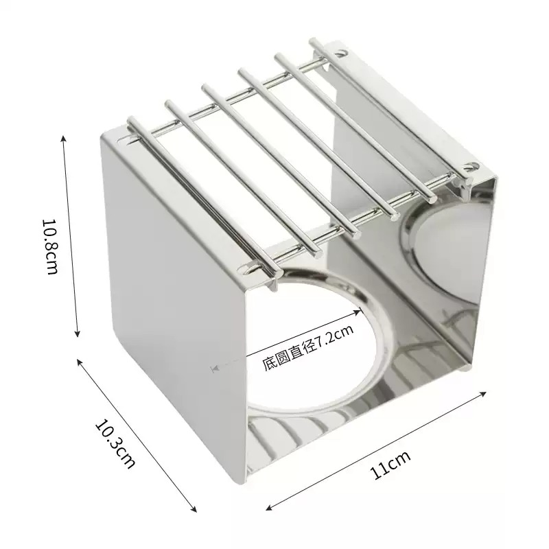 Camping Cooking Accessories - Suporte Quadrado de Aço Inoxidável para