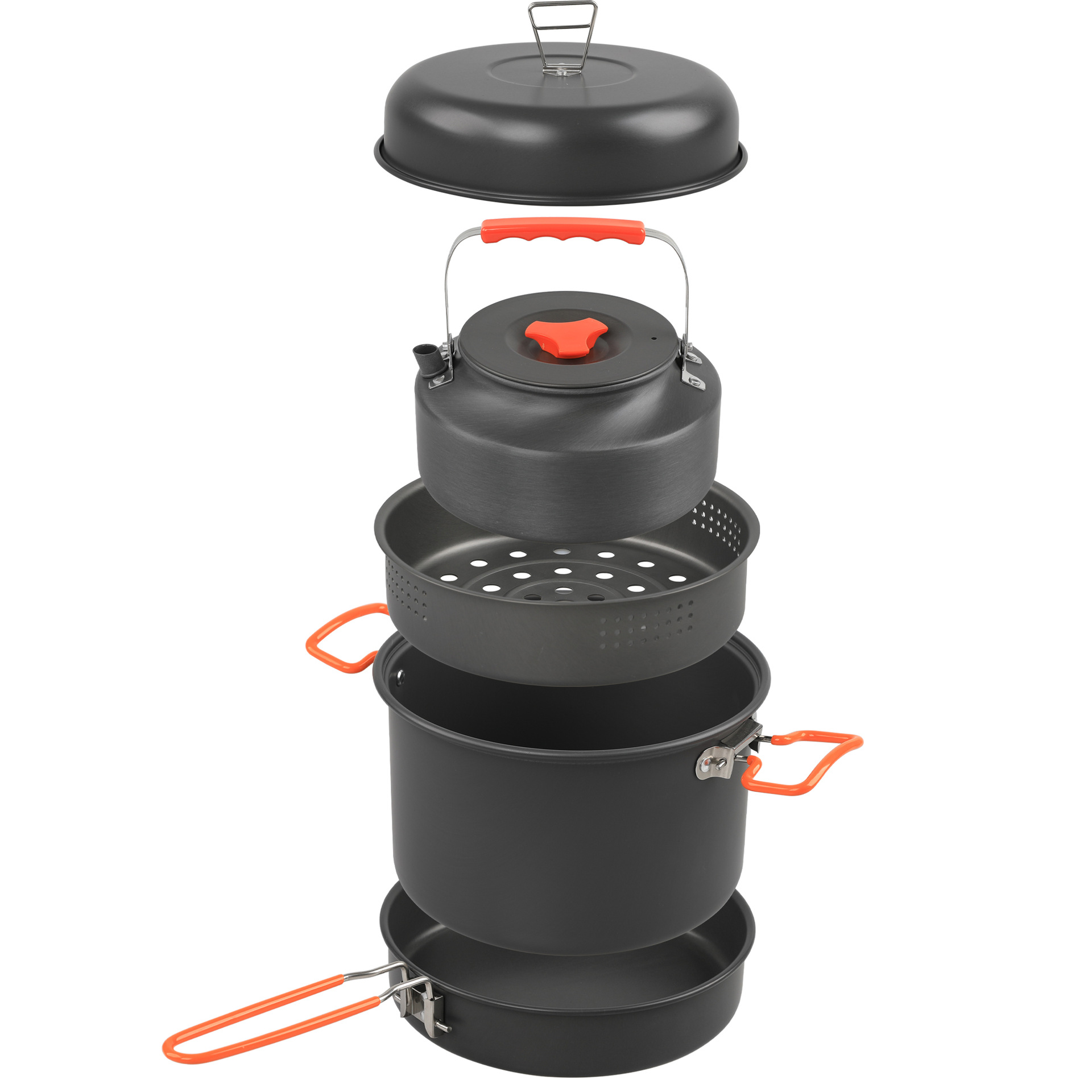 Camping Cooking Kettle - Conjunto de panelas ao ar livre,
