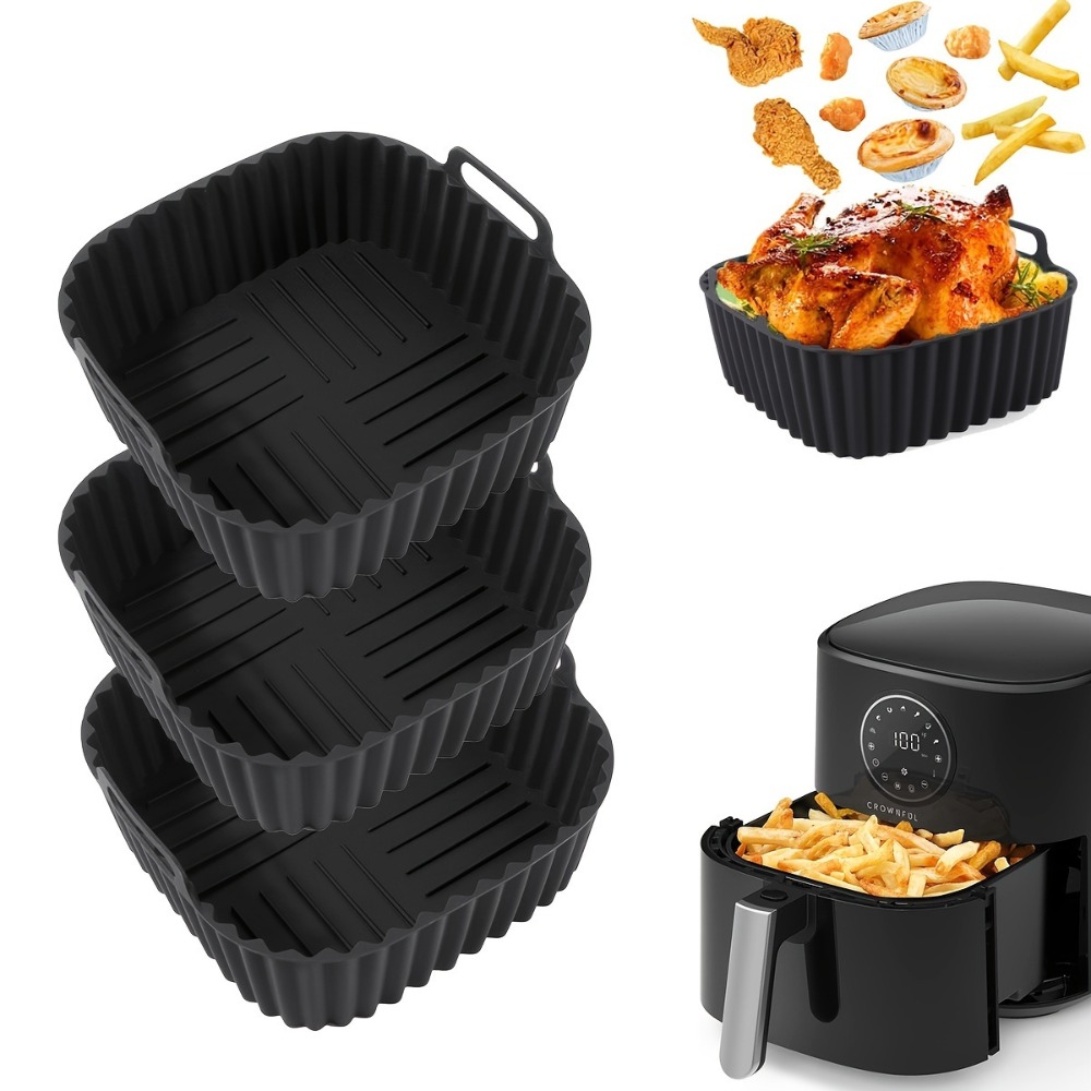Camping Cooking Mat - Forros de Silicone Quadrados Reutilizáveis Antiaderentes
