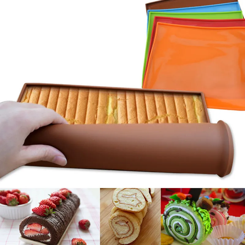 Camping Cooking Mat - Tapete de cozimento de silicone, rolo
