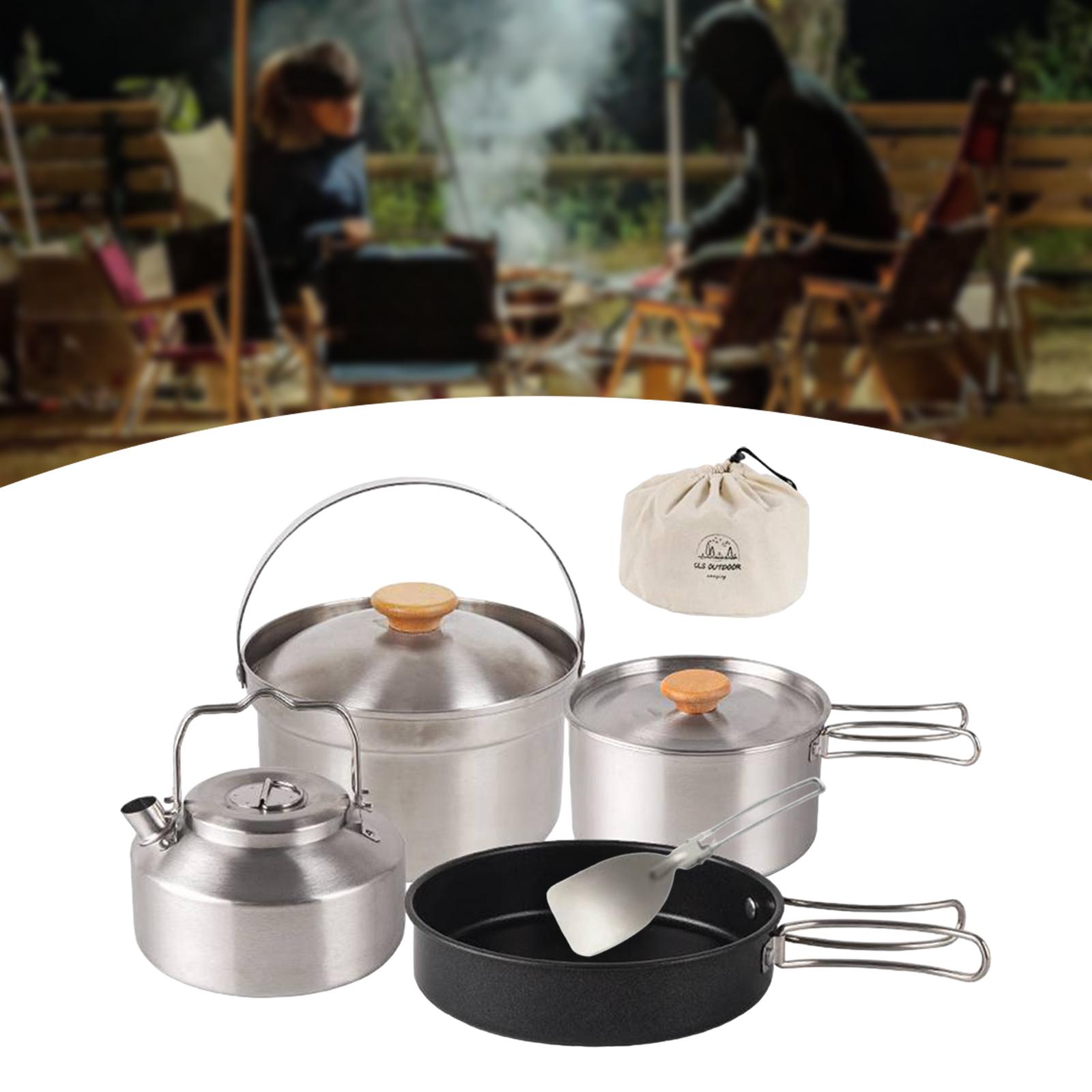 Panelas de acampamento, equipa - Camping Cooking Kettle avaliação e preço