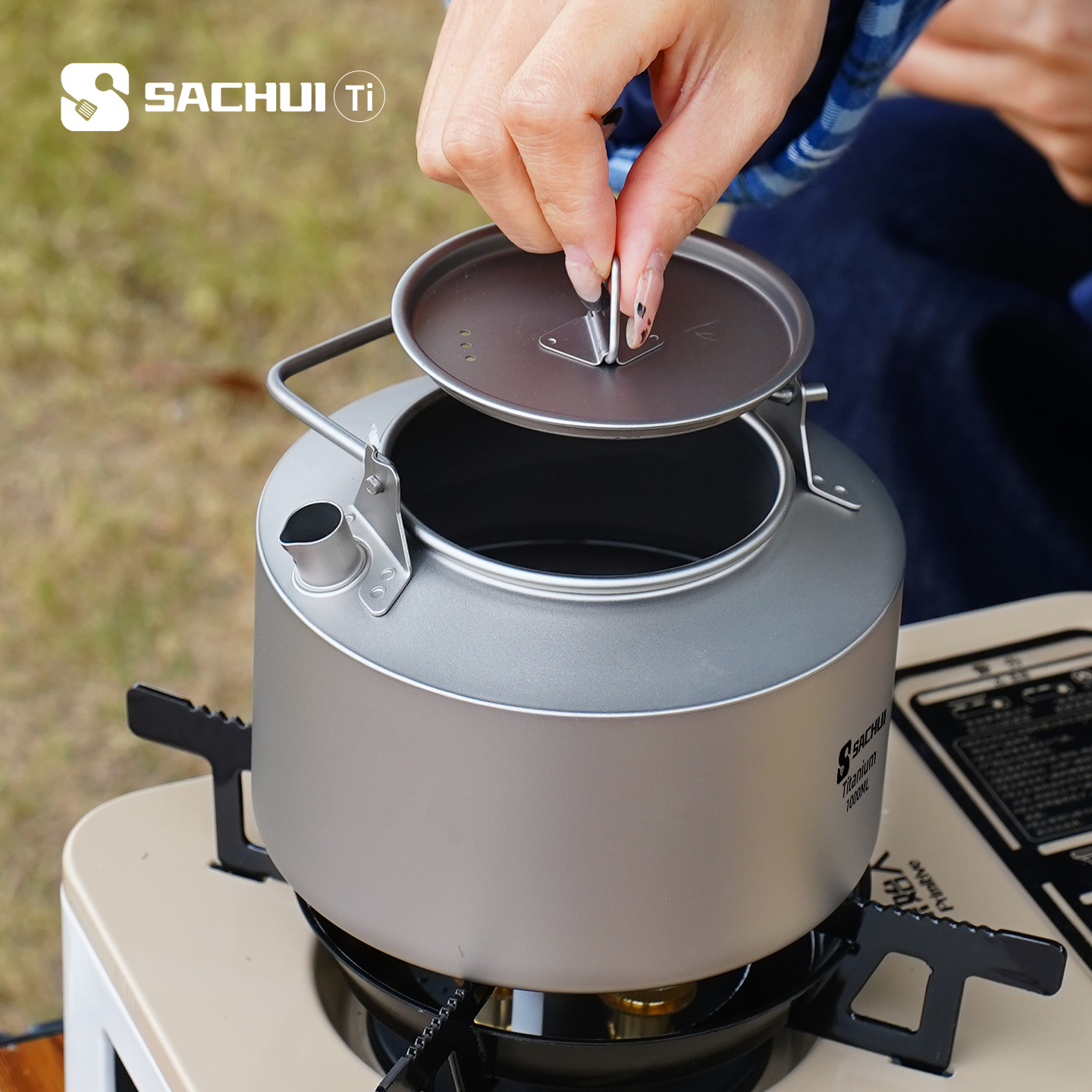 Chaleira de titânio puro 1000m - Camping Cooking Accessories avaliação e preço
