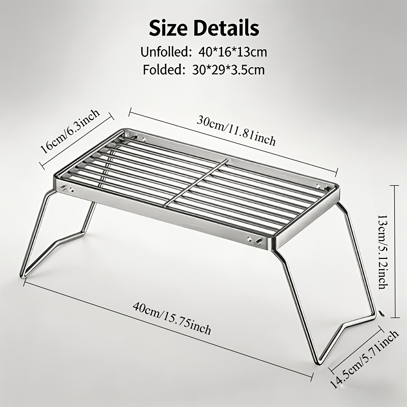 Suporte Portátil Dobrável de A - Camping Cooking Accessories avaliação e preço