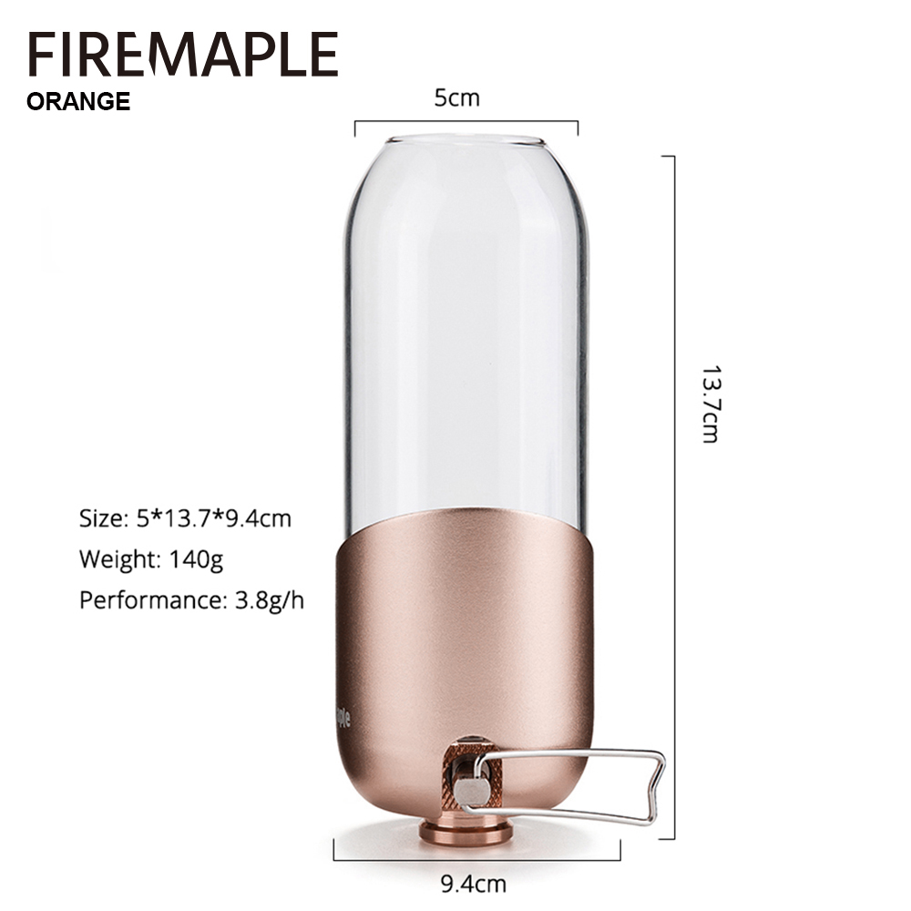 Fire Maple Orange Gás Lantern, - Camping Cooking Drawer avaliação e preço