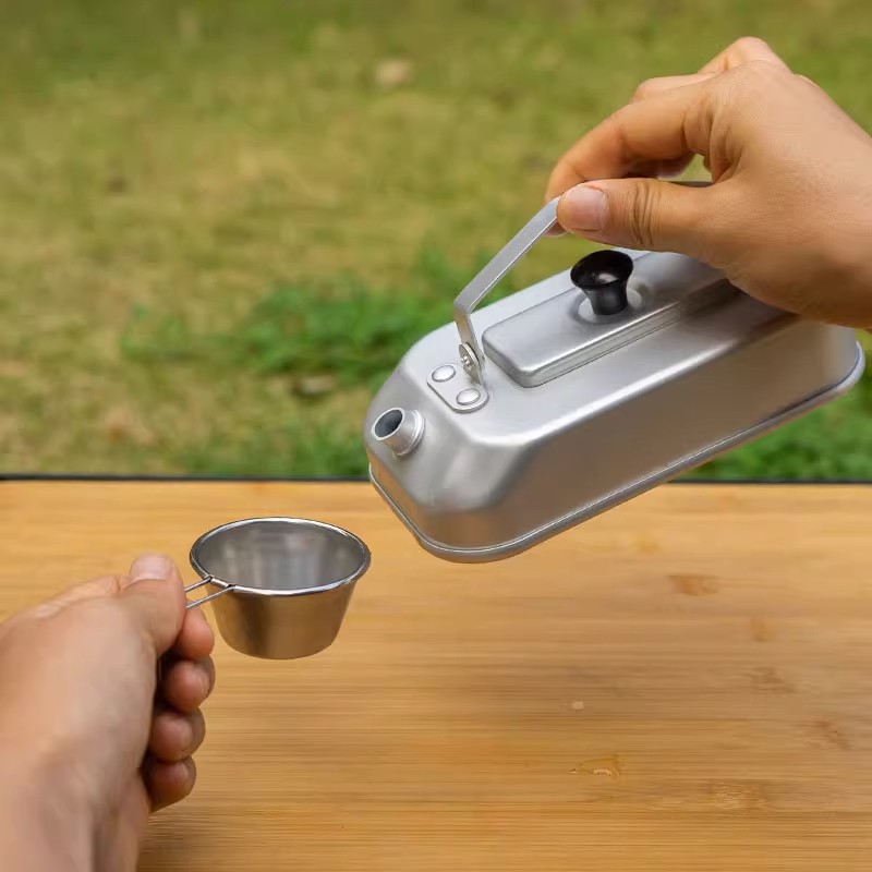Ultraleve Portátil Picnic Chal - Camping Cooking Kettle avaliação e preço