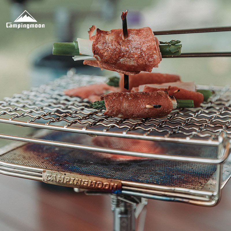 CAMPINGMOON Grelha Dobrável de - Camping Cooking Drawer avaliação e preço