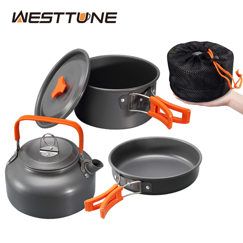 Westtune kit de panelas de aca - Camping Cooking Accessories avaliação e preço