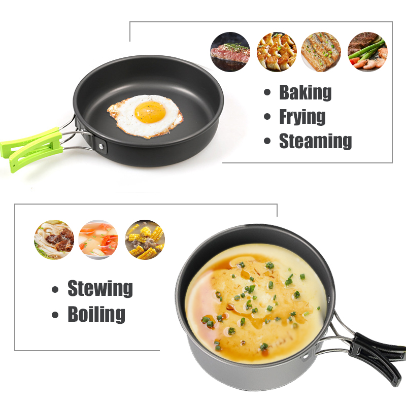 Westtune kit de panelas de aca - Camping Cooking Accessories avaliação e preço