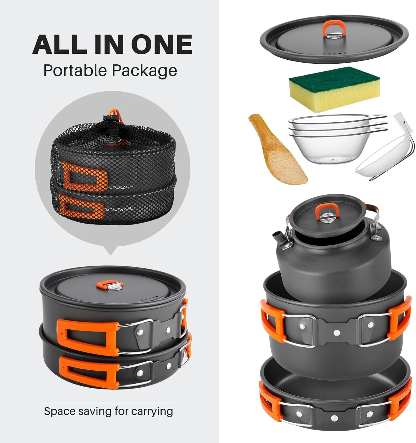 Conjunto de Utensílios de Cozi - Camping Cooking Kettle avaliação e preço