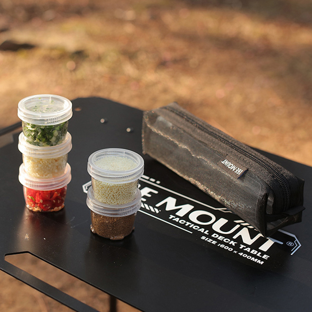 Kit de Temperos para Camping c - Camping Cooking Set With Bag avaliação e preço
