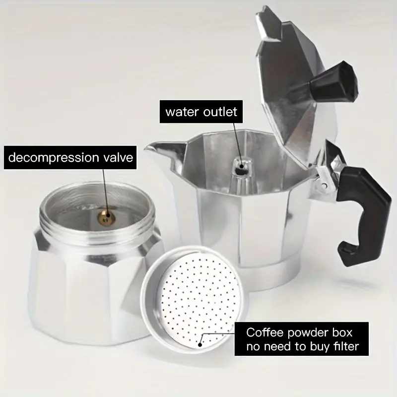 Cafeteira Moka Clássica de Alu - Camping Cooking Accessories avaliação e preço