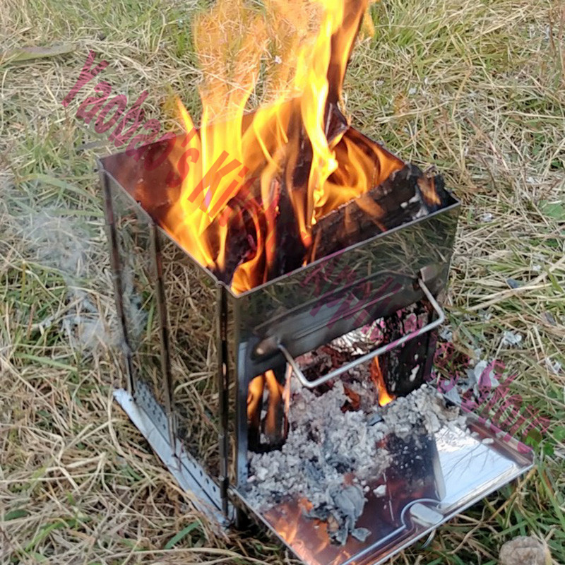 Fogão a Lenha Portátil Desmont - Camping Cooking Accessories avaliação e preço