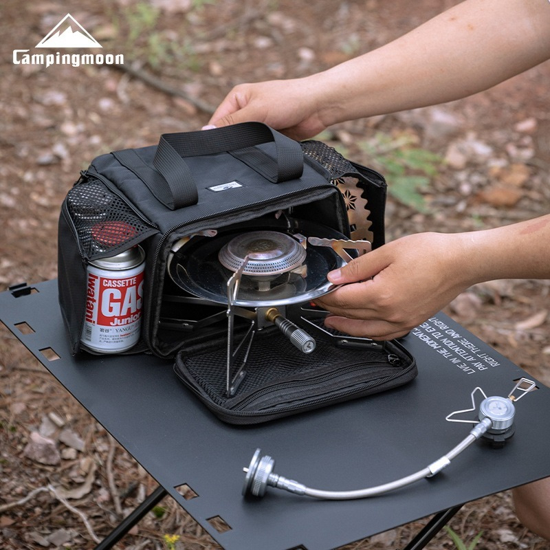 CAMPINGMOON BKXD-5F-B Cartão P - Camping Cooking Set With Bag avaliação e preço