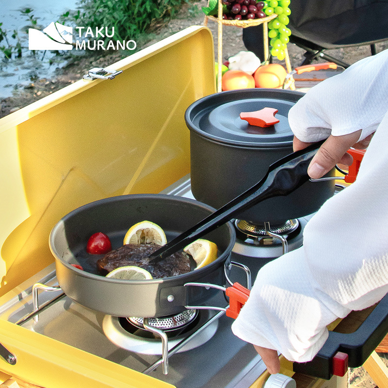 Conjunto de utensílios de cozi - Camping Cooking Set With Bag avaliação e preço