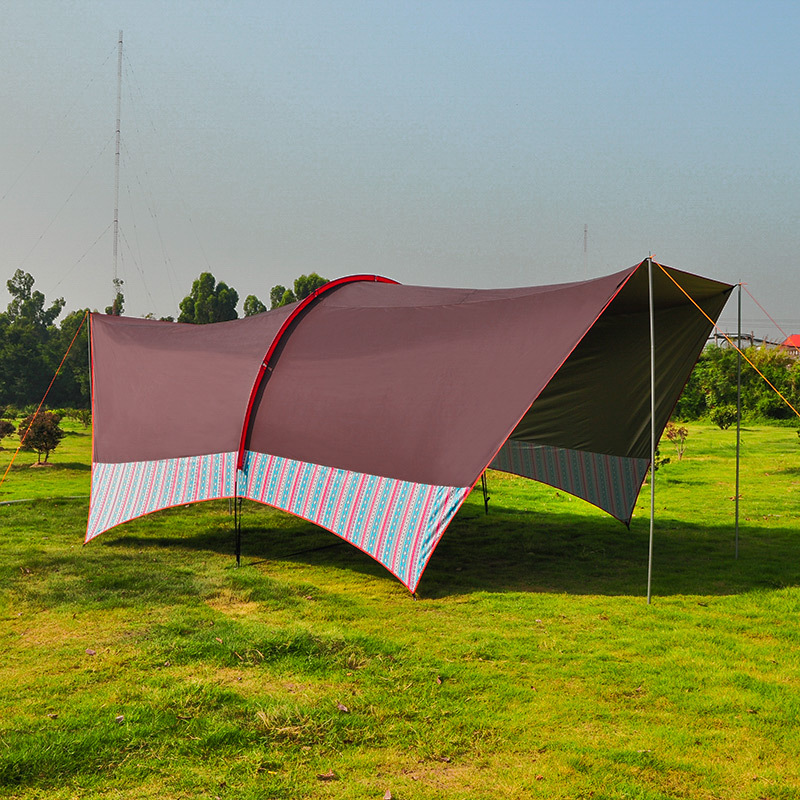Toldo grande para várias pesso - Camping Cooking Awning avaliação e preço