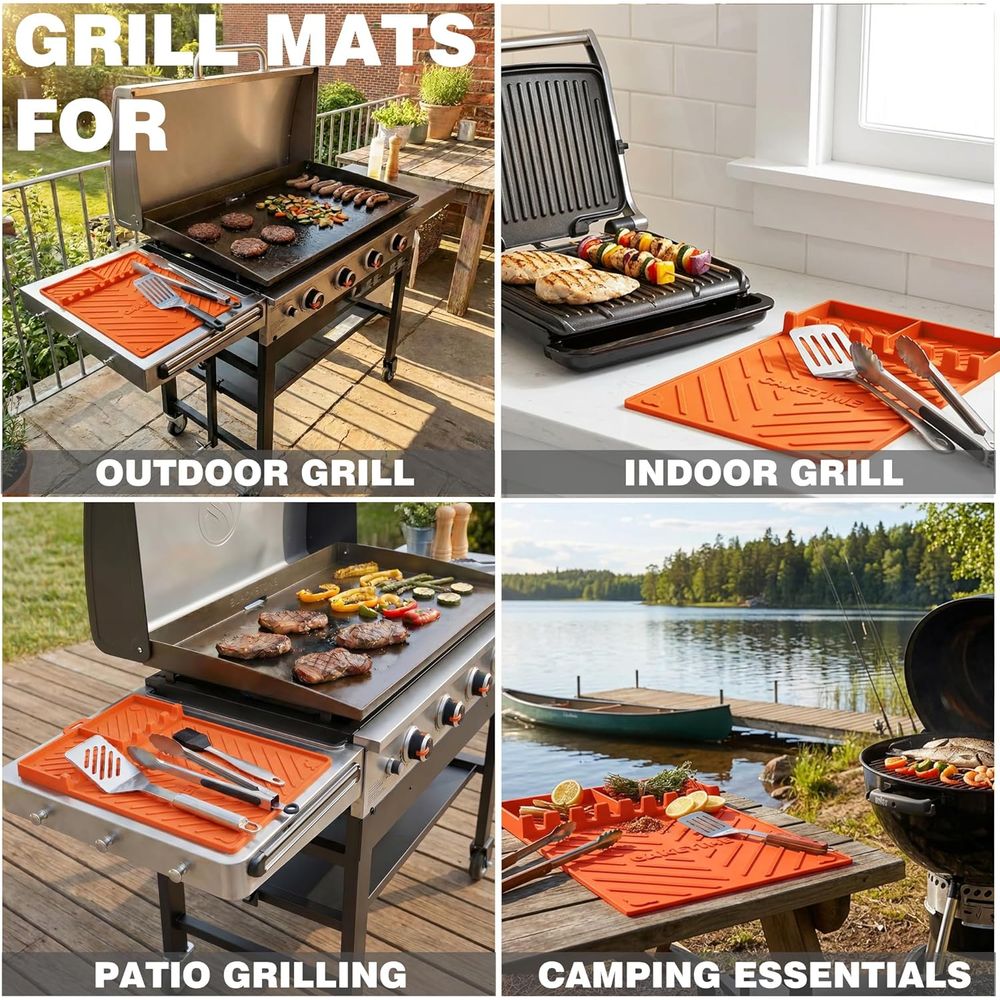 Tapetes de Silicone para Grelh - Camping Cooking Mat avaliação e preço