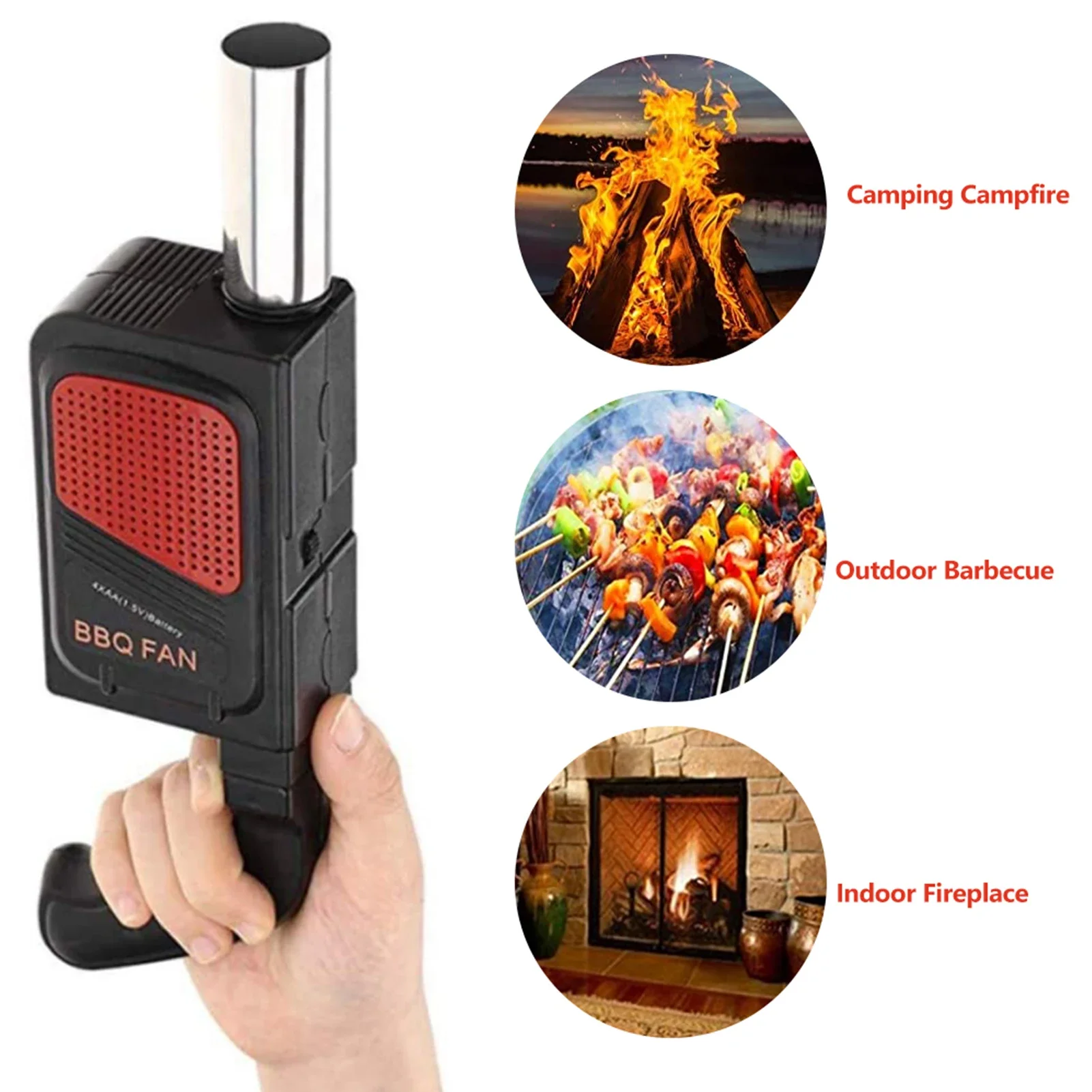 Ventilador Elétrico Portátil p - Camping Cooking Accessories avaliação e preço