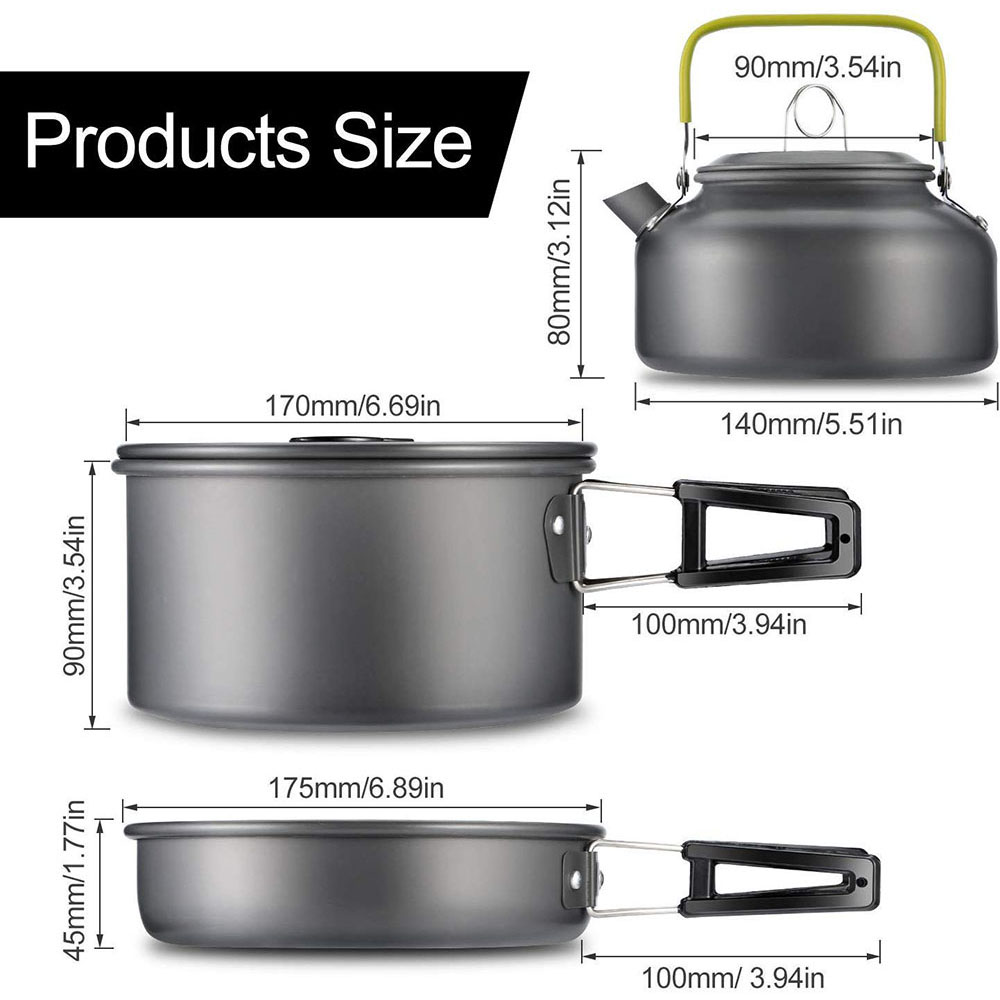 Conjunto de Utensílios de Cozi - Camping Cooking Accessories avaliação e preço