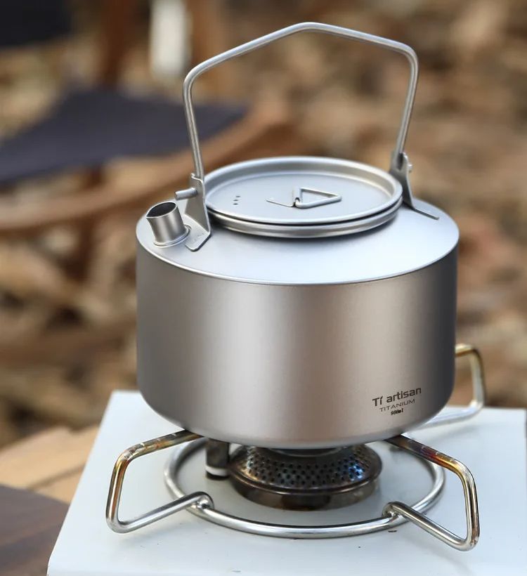Chaleira de titânio para cozin - Camping Cooking Kettle avaliação e preço
