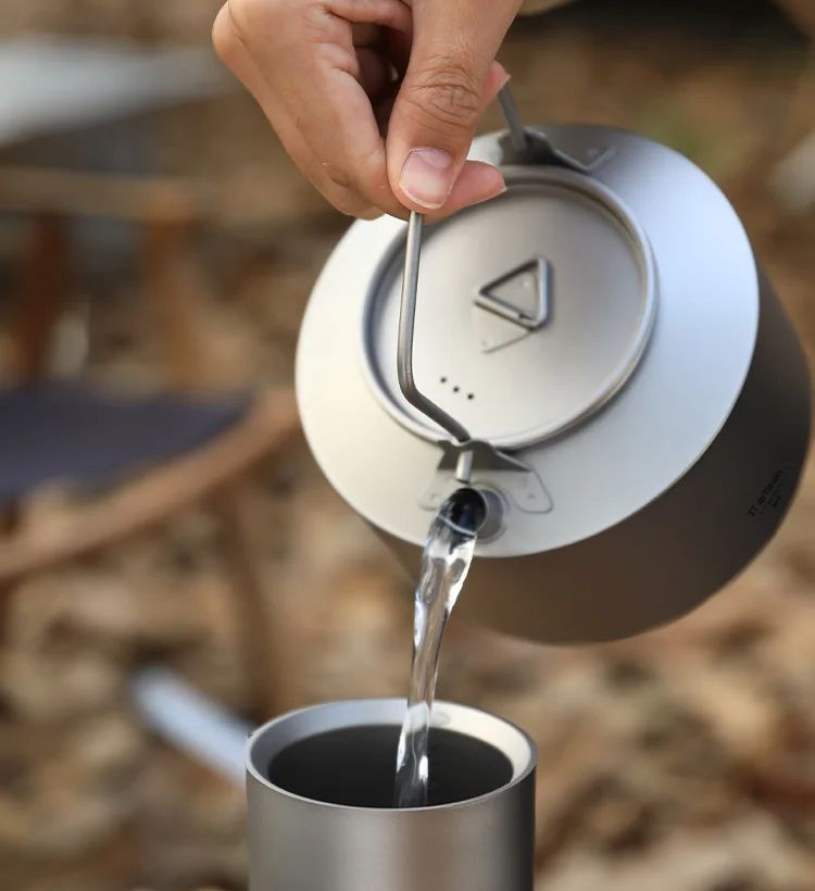 Chaleira de titânio para cozin - Camping Cooking Kettle avaliação e preço